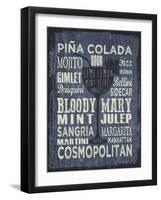 Cocktail Sign III-Erin Clark-Framed Giclee Print