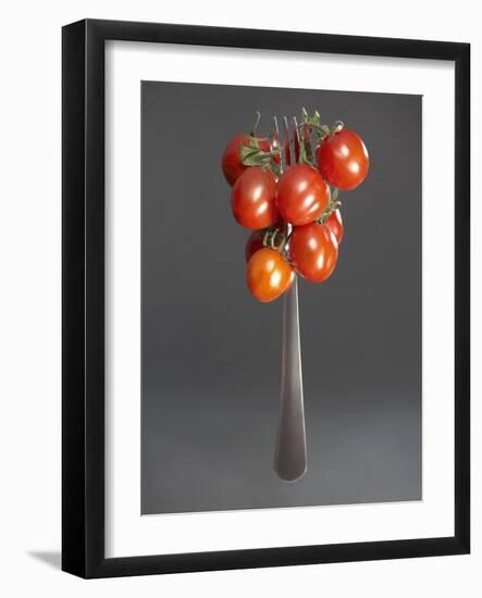 Cocktail Tomatoes on Fork-Hannes Eichinger-Framed Photographic Print