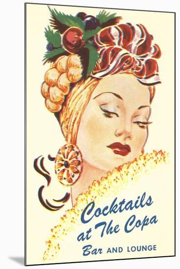Cocktails at the Copa, Latin Bombshell, Graphics-null-Mounted Art Print