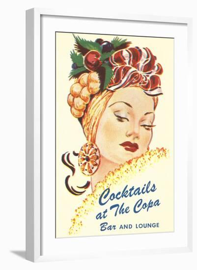 Cocktails at the Copa, Latin Bombshell, Graphics-null-Framed Art Print