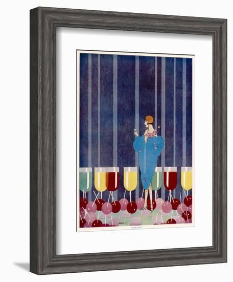 Cocktails by Baird-null-Framed Art Print