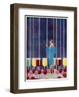 Cocktails by Baird-null-Framed Art Print