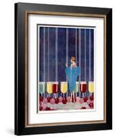 Cocktails by Baird-null-Framed Art Print