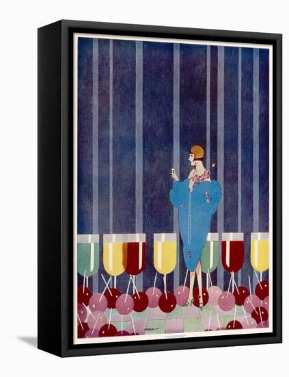 Cocktails by Baird-null-Framed Stretched Canvas