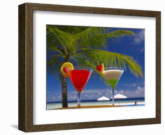 Cocktails by the Pool-Papadopoulos Sakis-Framed Photographic Print