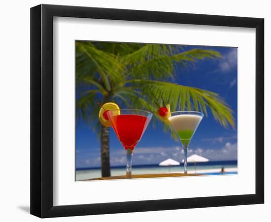 Cocktails by the Pool-Papadopoulos Sakis-Framed Photographic Print