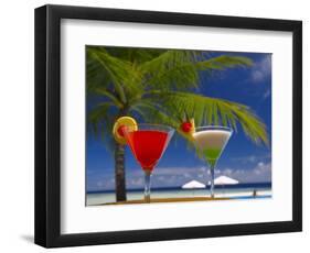 Cocktails by the Pool-Papadopoulos Sakis-Framed Photographic Print