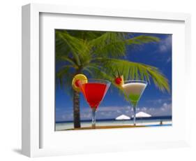 Cocktails by the Pool-Papadopoulos Sakis-Framed Photographic Print