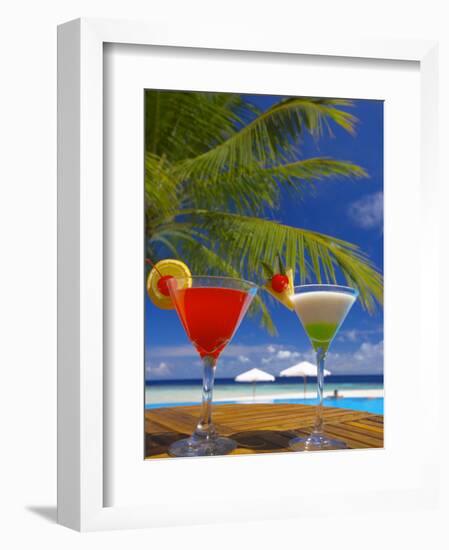 Cocktails by the Pool-Papadopoulos Sakis-Framed Photographic Print