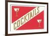 Cocktails, Gibsons-null-Framed Art Print