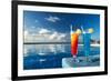 Cocktails Near The Swimming Pool-haveseen-Framed Photographic Print