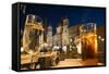Cocktails on a Restaurant Table, Piazza Navona, Rome, Lazio, Italy, Europe-Ben Pipe-Framed Stretched Canvas
