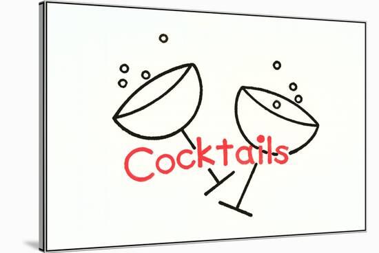 Cocktails-null-Stretched Canvas