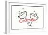 Cocktails-null-Framed Art Print