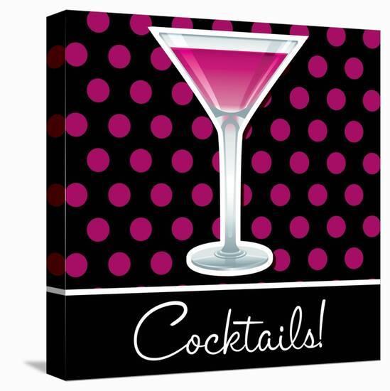 Cocktails!-Piccola-Stretched Canvas