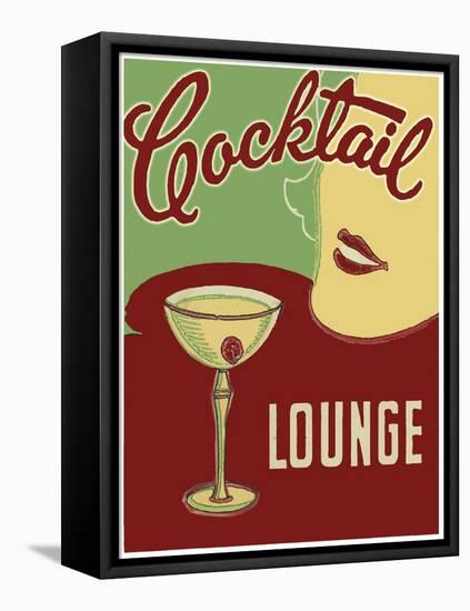 Cocktails-Vintage Apple Collection-Framed Stretched Canvas