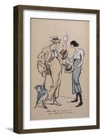 Coco Chanel as a Milliner, from "Le Grand Mode a L'Envers", 1919-Sem-Framed Giclee Print