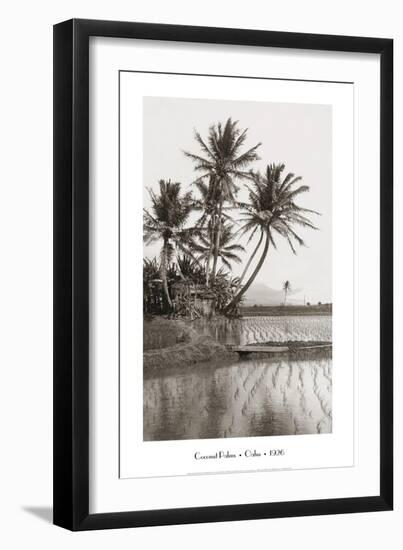 Coco Palms, Oahu, 1926-null-Framed Art Print