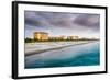 Cocoa Beach, Florida Beachfront Hotels and Resorts.-SeanPavonePhoto-Framed Photographic Print