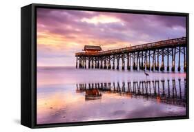 Cocoa Beach, Florida, USA at the Pier.-SeanPavonePhoto-Framed Stretched Canvas