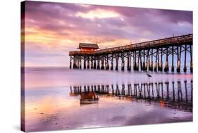 Cocoa Beach, Florida, USA at the Pier.-SeanPavonePhoto-Stretched Canvas