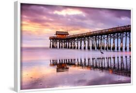 Cocoa Beach, Florida, USA at the Pier.-SeanPavonePhoto-Framed Photographic Print