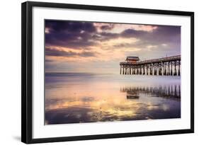 Cocoa Beach, Florida, USA at the Pier.-SeanPavonePhoto-Framed Photographic Print