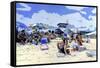 Cocoa Beach Sunday-J Arthur-Framed Stretched Canvas