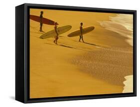 Cocoa Beach Surfer, Florida, USA-Stuart Westmoreland-Framed Stretched Canvas