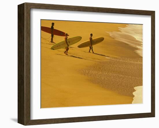 Cocoa Beach Surfer, Florida, USA-Stuart Westmoreland-Framed Premium Photographic Print