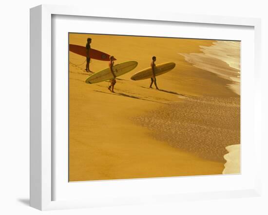 Cocoa Beach Surfer, Florida, USA-Stuart Westmoreland-Framed Premium Photographic Print