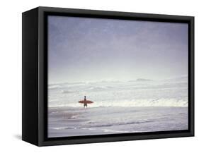 Cocoa Beach Surfer, Florida, USA-Stuart Westmoreland-Framed Stretched Canvas