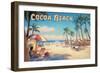 Cocoa Beach-Kerne Erickson-Framed Premium Giclee Print