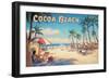 Cocoa Beach-Kerne Erickson-Framed Premium Giclee Print