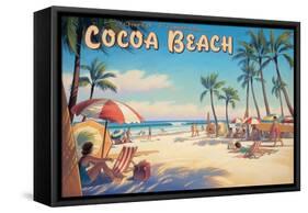 Cocoa Beach-Kerne Erickson-Framed Stretched Canvas