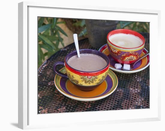 Cocoa in Coloured Cup-Andrea Haase-Framed Photographic Print