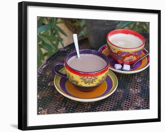 Cocoa in Coloured Cup-Andrea Haase-Framed Photographic Print