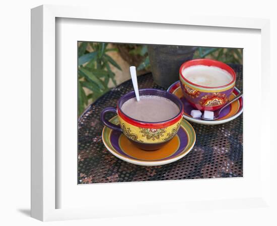 Cocoa in Coloured Cup-Andrea Haase-Framed Photographic Print