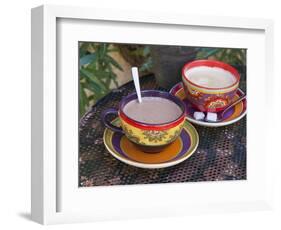 Cocoa in Coloured Cup-Andrea Haase-Framed Photographic Print