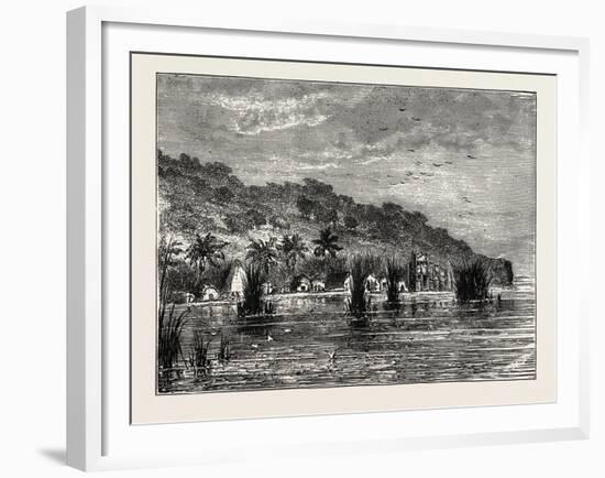 Cocoa-Nut Plantation in Ceylon, Sri Lanka-null-Framed Giclee Print