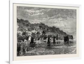 Cocoa-Nut Plantation in Ceylon, Sri Lanka-null-Framed Giclee Print