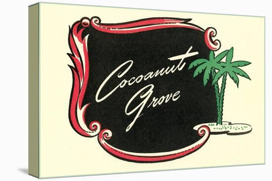 Cocoanut Grove Coaster-null-Stretched Canvas