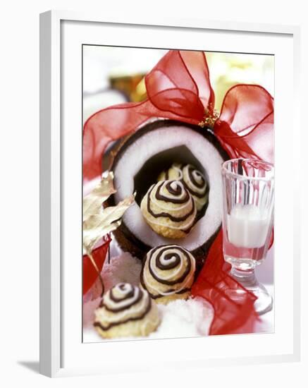 Coconut Biscuits for Christmas-Alena Hrbkova-Framed Photographic Print