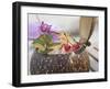 Coconut Drink with Pineapple, Cocktail Cherry and Orchid-Foodcollection-Framed Photographic Print