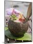 Coconut Drink with Pineapple, Cocktail Cherry and Orchid-Foodcollection-Mounted Photographic Print