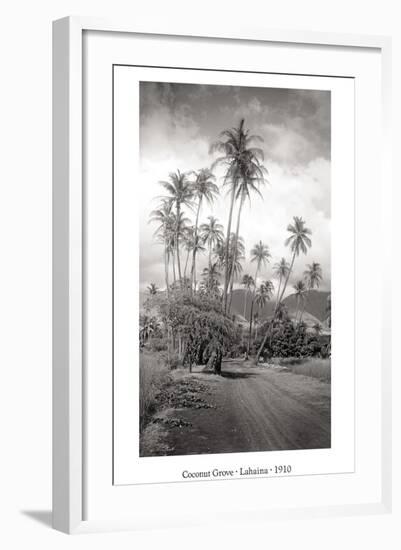 Coconut Grove, Lahaina, 1910-Ray Jerome Baker-Framed Art Print