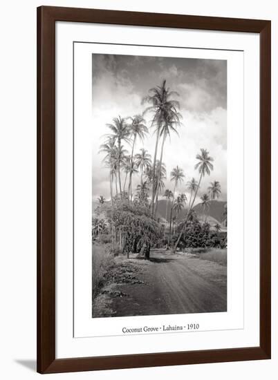 Coconut Grove, Lahaina, 1910-Ray Jerome Baker-Framed Art Print