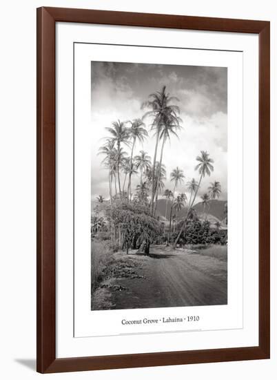 Coconut Grove, Lahaina, 1910-Ray Jerome Baker-Framed Art Print