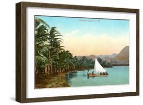 Coconut Island, Hawaii-null-Framed Art Print