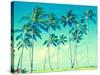 Coconut Palm Trees in Hawaii (Vintage Style)-EllenSmile-Stretched Canvas